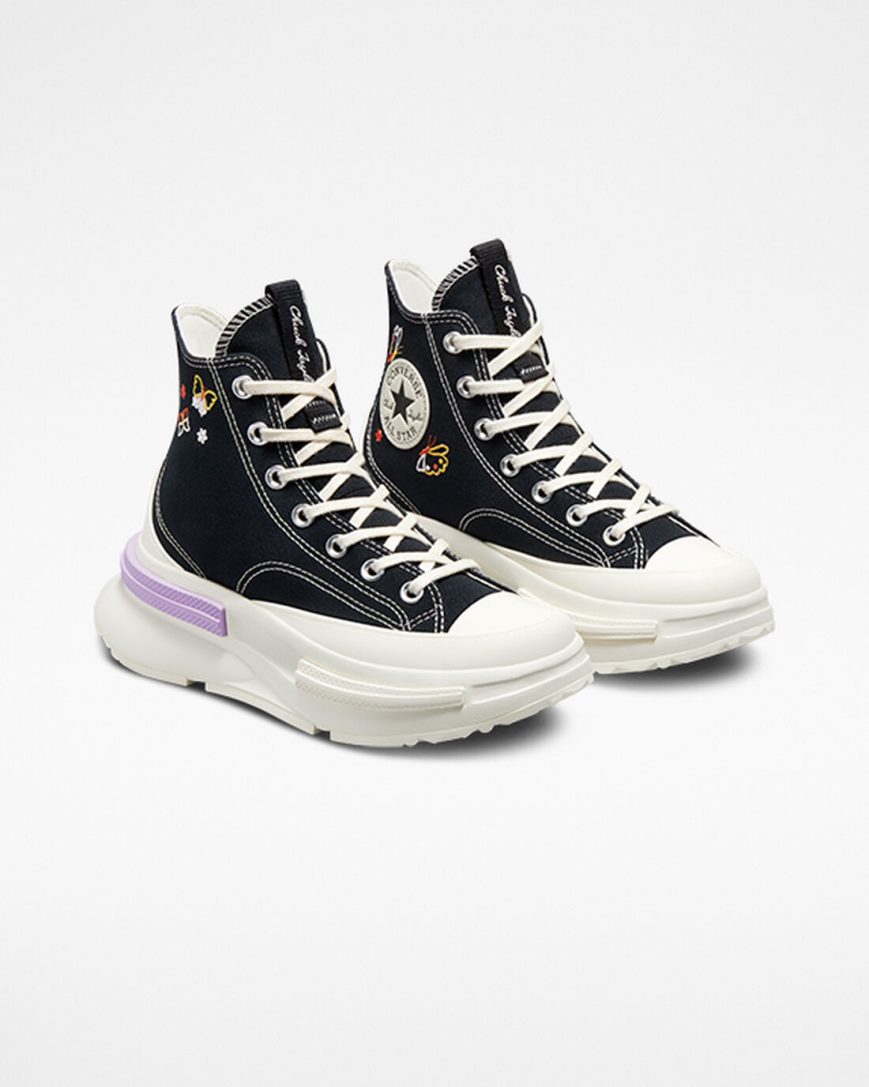 Men's Converse Run Star Legacy CX Butterfly Wings High Top Platform Shoes Black | AU CE534E